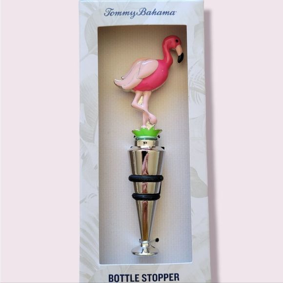 Tommy Bahama Flamingo Bottle Stopper - Picture 2 of 3